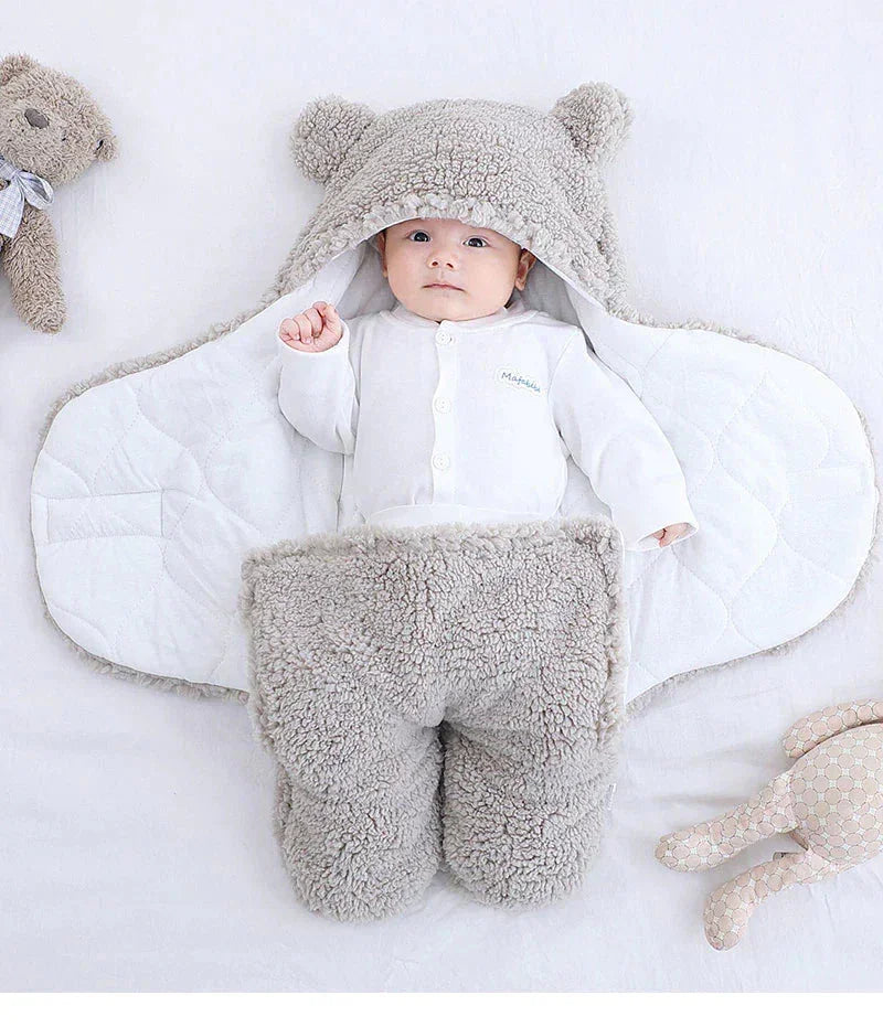 Cobertor de Ursinho para Bebe Dormir - Seguro e Confortável
