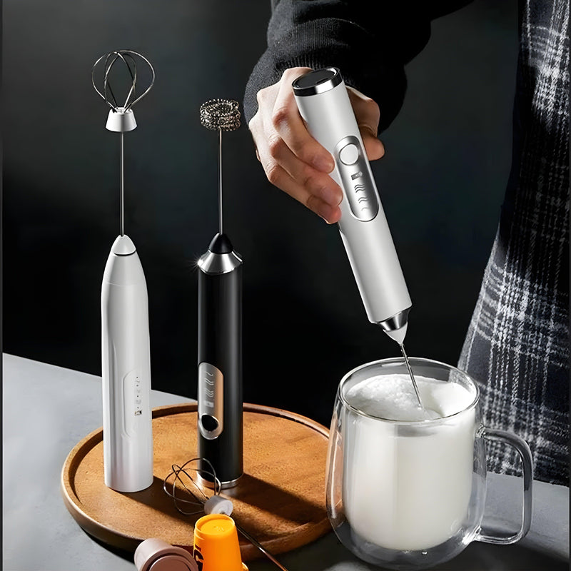 Batedor Misturador Mixer  elétrico Portátil para Bebidas e Café  [Bebidas feitas em minutos!]