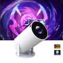 Mini Projetor Cinema Portátil, 4K, WI-FI - Diversão em Alta Definição, em Qualquer Ângulo