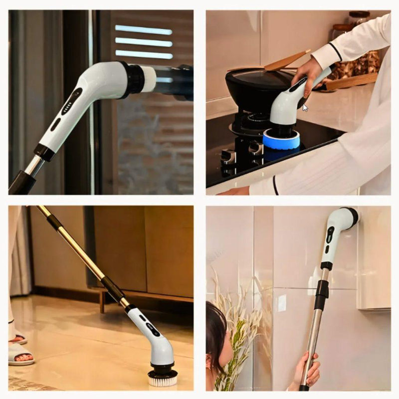 Escova Elétrica 7 em 1 Para Limpeza Profunda [ LIMPEZA RÁPIDA E FÁCIL]