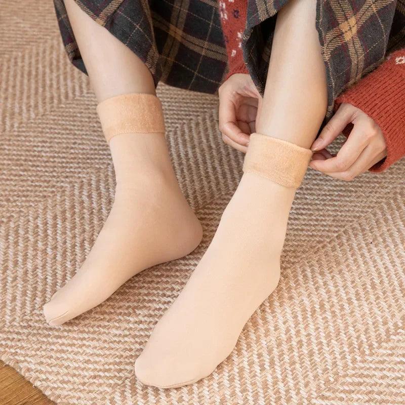 Meia Térmica Aveludada | Foofy | Compre 3 e leve 5 [ Pés sempre Quentinhos]