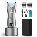 Aparador de pelos corporal com Lâminas de Cerâmica a aprova d'Água + brinde  - Perfeito para partes íntimas