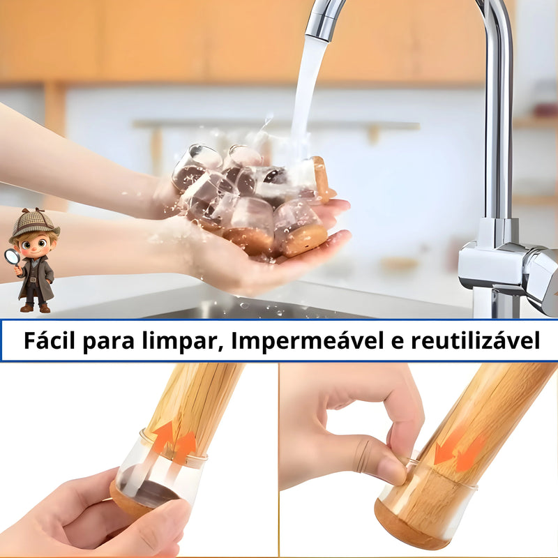 Protetor para Pernas de Móveis  - OrganizePro - Protege o Seu pisos de aranhões e Barulhos