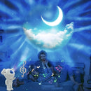 Projetor Astronauta e Caixa de Som Bluetooth - GALAXSONIC - Crie o seu Universo em Segundos!