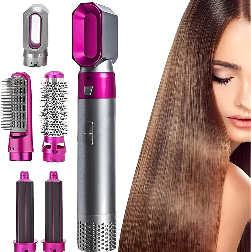 BeautyFlex- Escova Modeladora 5 em 1 - [CABELO SEMPRE IMPECÁVEL]