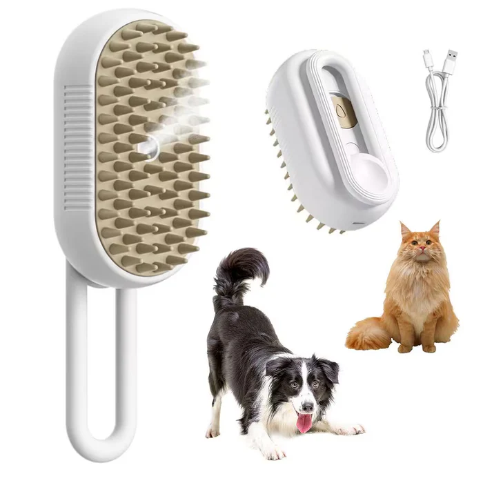 PetGlow- Escova elétrica 3 em 1 para Cães e Gatos [LIMPEZA RAPIDA E PRÁTICA]