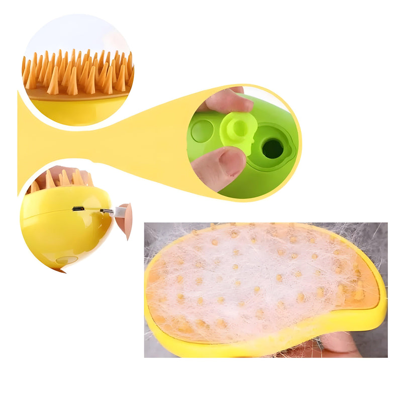 Escova elétrica 3 em 1 para Cães e Gatos - PetBrush - Compre 1 e Leve 2